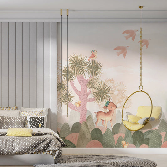 Peaches & Cream Kids Wallpaper