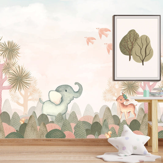 Peaches & Cream Kids Wallpaper